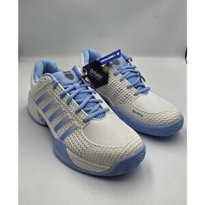 K-Swiss Express Light Pickleball Shoes Women’s Size 11 White Blue Ortholite Dura